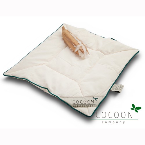 Kapok Baby Kissen - 35 x 40 cm - flach - von COCOON