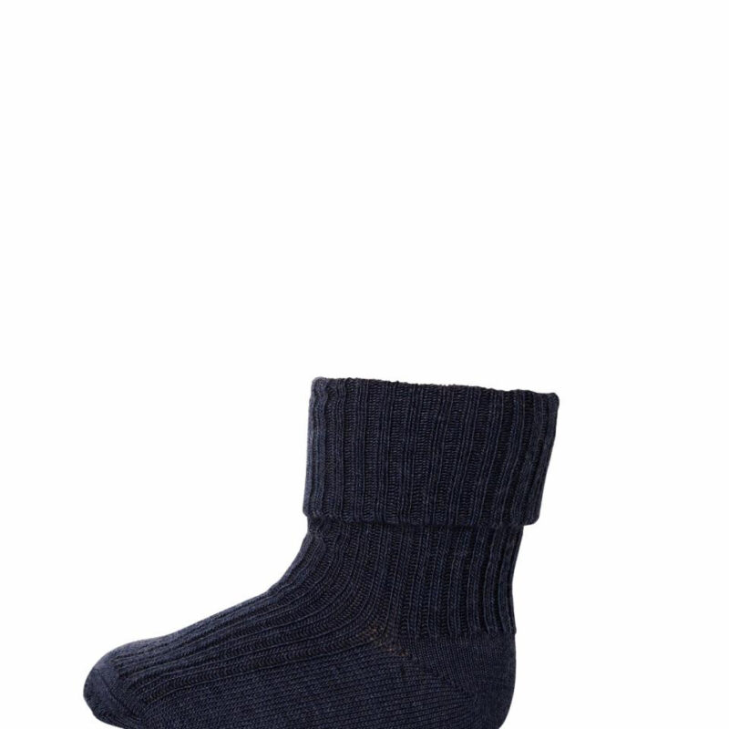 Baby Woll-Socken Jeans Navy - von MP Denmark